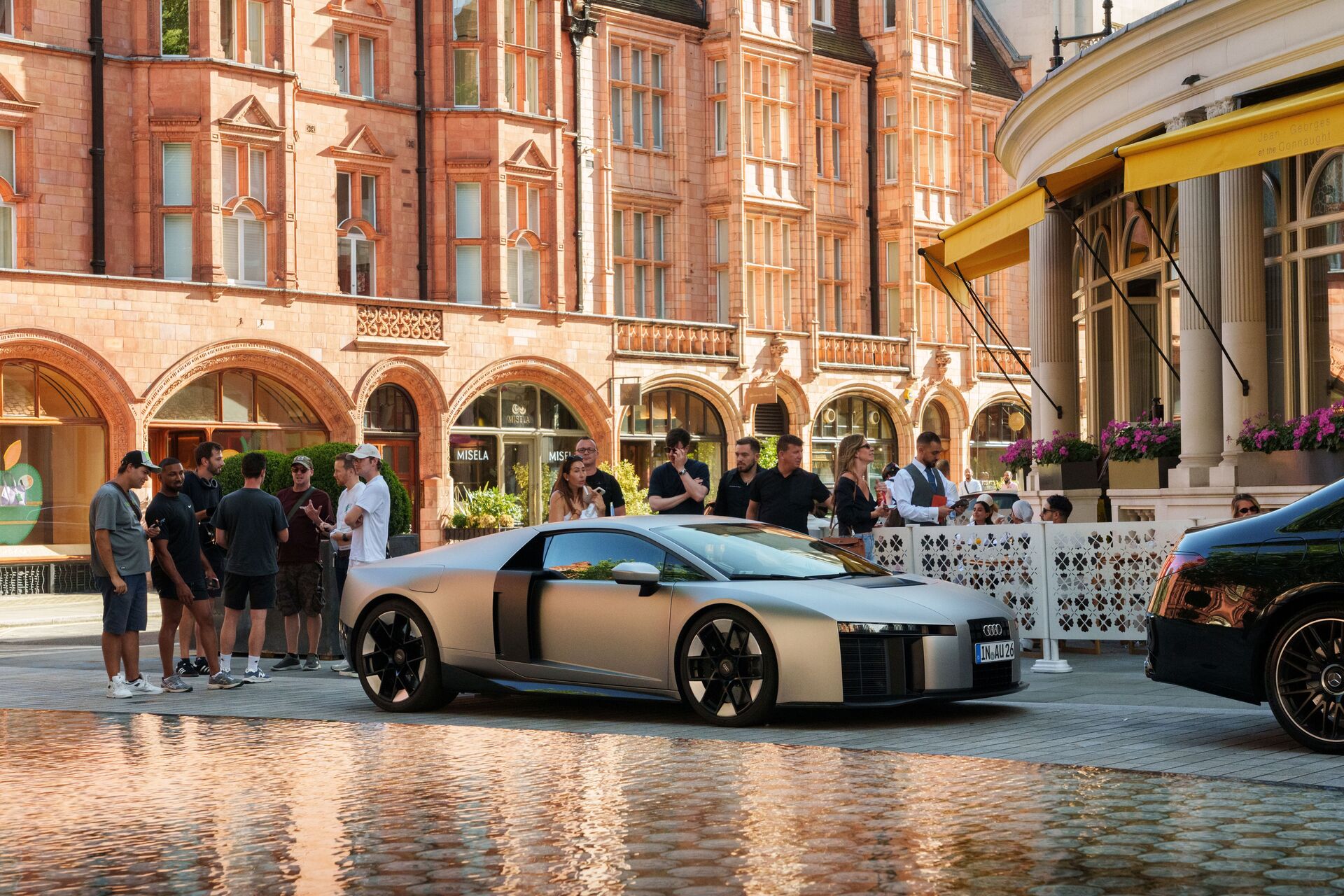 Audi Nuvolari on a London street