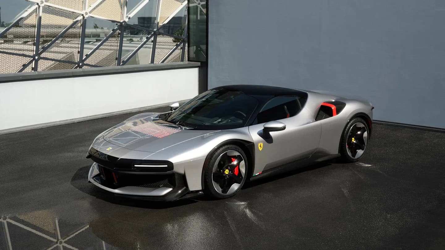 Ferrari CZ26 one-off front three-quarter view